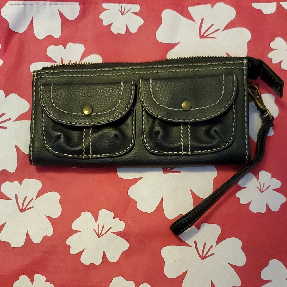 Black Wristlet Wallet